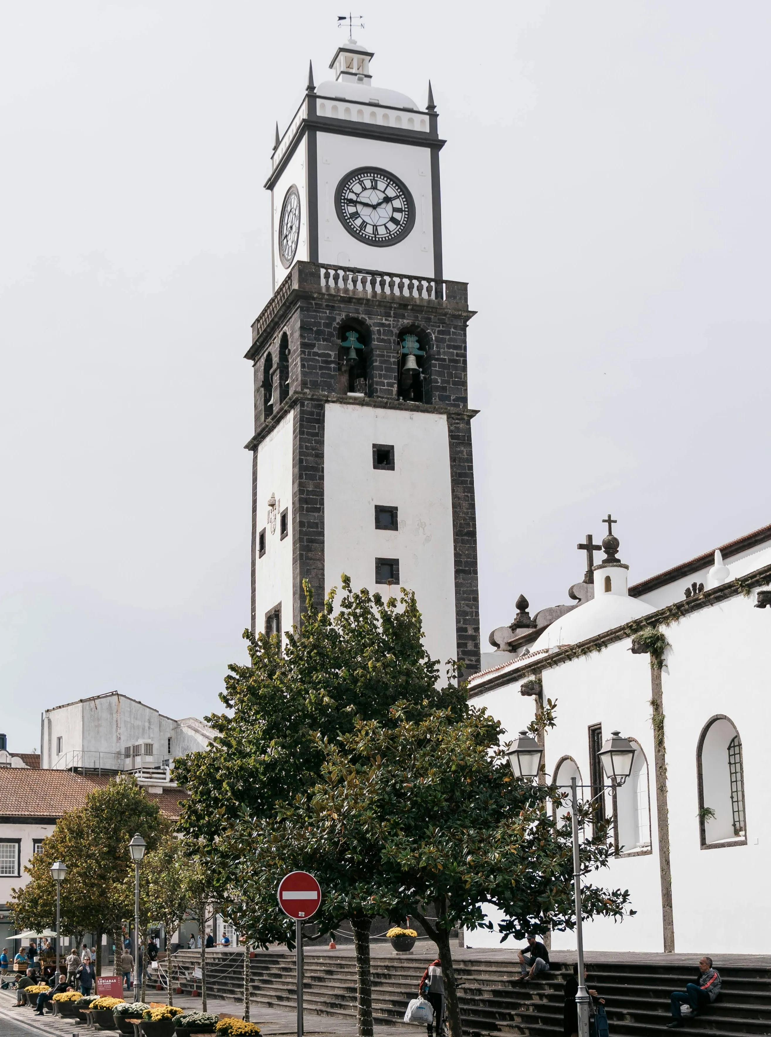 Ponta Delgada cityscape and our apartments